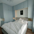 Спальня в нежно-голубом